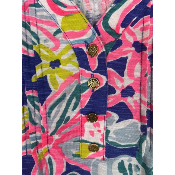 Lilly Pulitzer Size XXS Amberly Dress Floral Beach Vacation Resort - Picture 3 of 7
